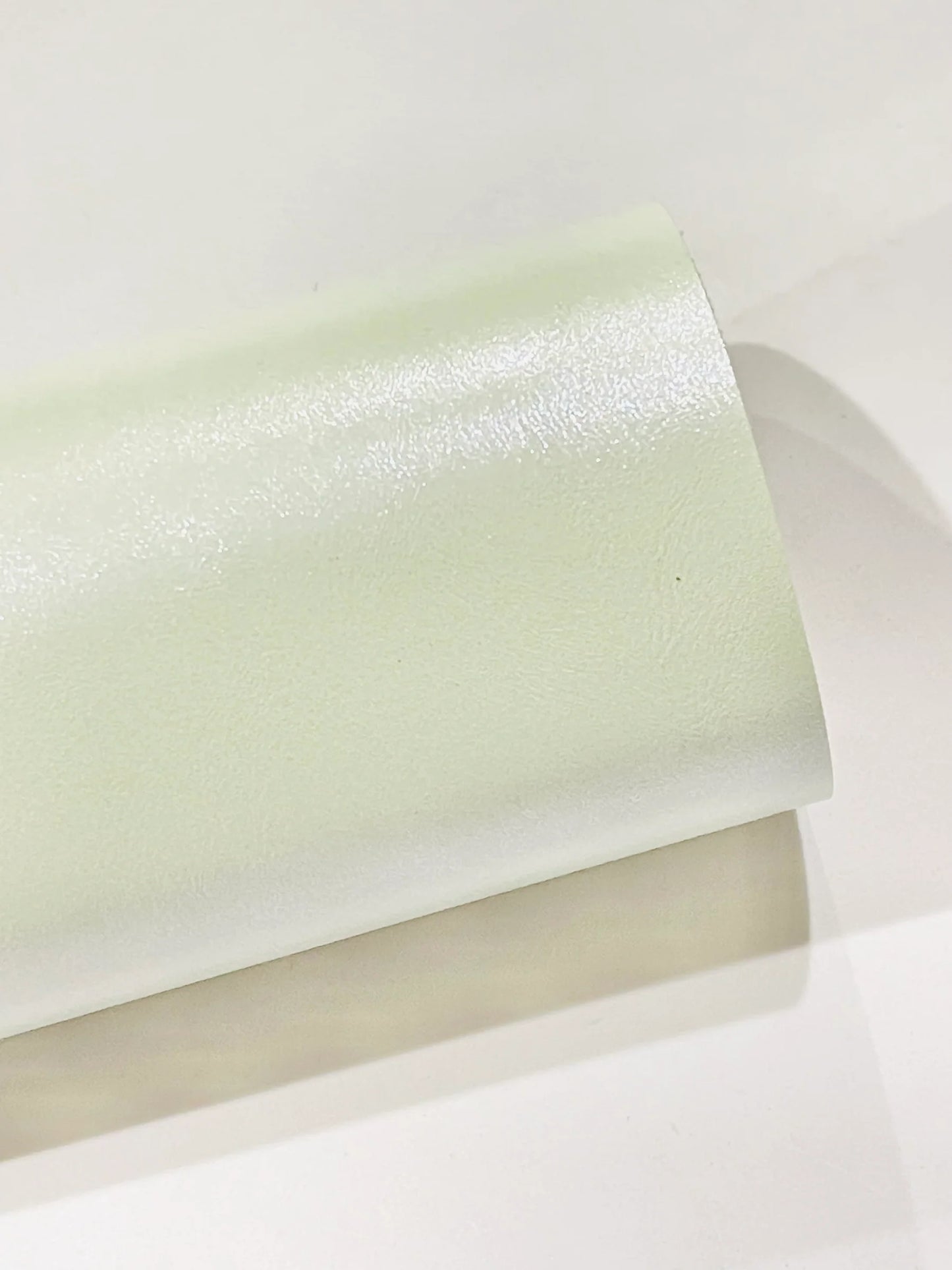 Honeydew Pearl Smooth Faux Leatherette
