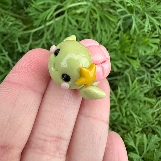 Custom Turtle Clay Bow