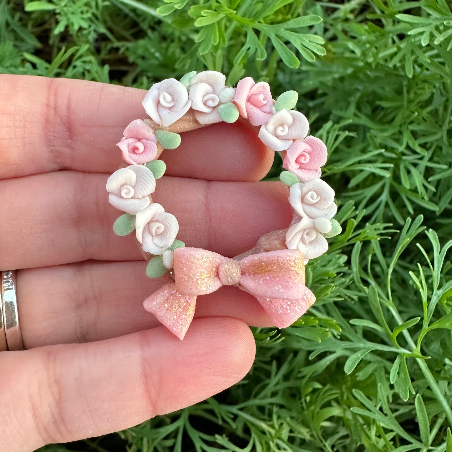 Custom Christmas Clay Bow