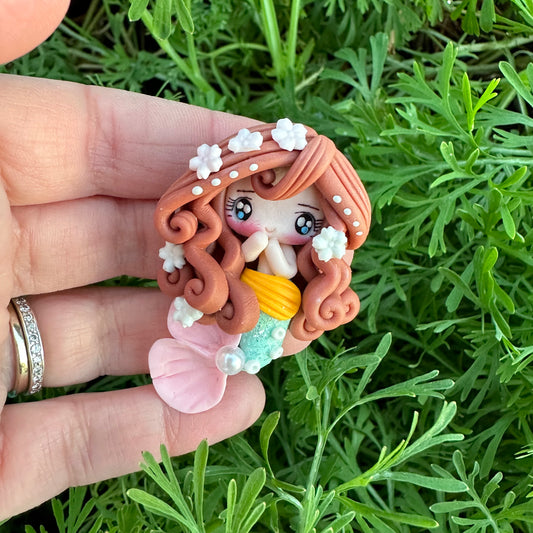 Custom Mermaid Clay Bow