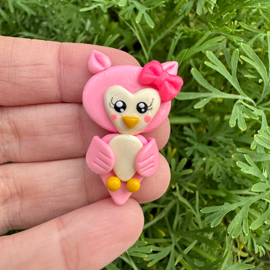 Custom Owl Clay Bow