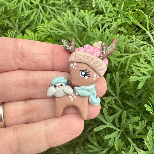 Custom Reindeer Clay Bow