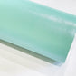 Cyan Mint Pearl Smooth Faux Leatherette