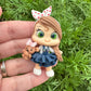 Custom Teddy Girl Clay Bow