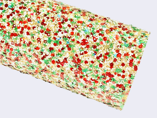 Jingle Bells Gold Chunky Glitter