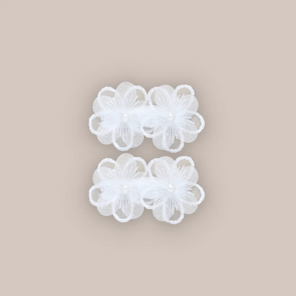 Clip Pigtail// Merry Floral