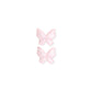 Clip Pigtail// Pink Sparkle Butterfly