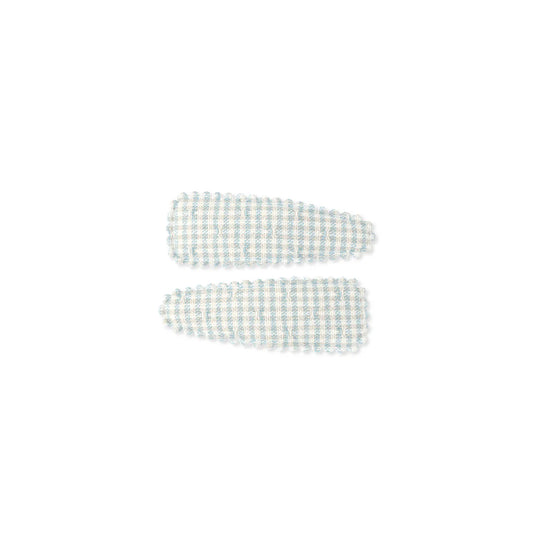 Clip// Tiny Gingham- Sky