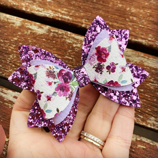 Demi Floral ‘Mia’ bow