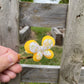 Fabric Butterfly Snap Clip