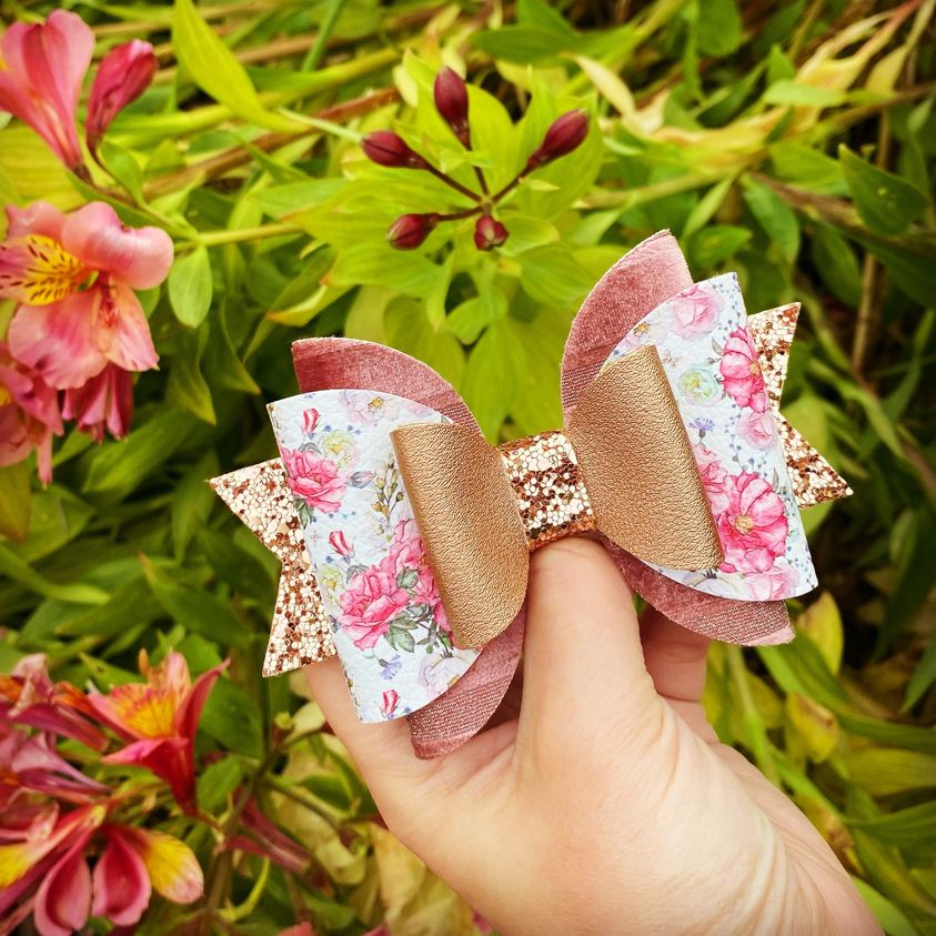 Floral Maria Bow (12cm)