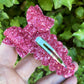 Rose Diamond Dust Large Snap Clip