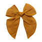 Mustard Linen Bow
