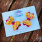 Amber Floral Kiarah Mini Piggy Clips