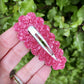 Rose Diamond Dust Large Snap Clip