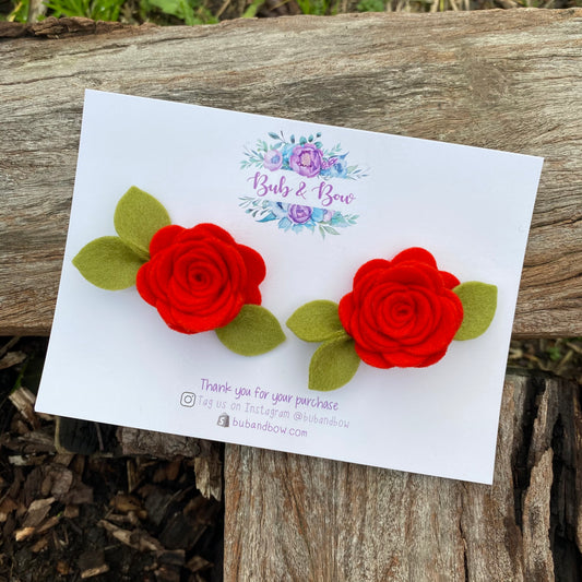 Mini Felt Bloom Piggys (Fire)