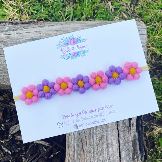 Felt Ball Flower Crown