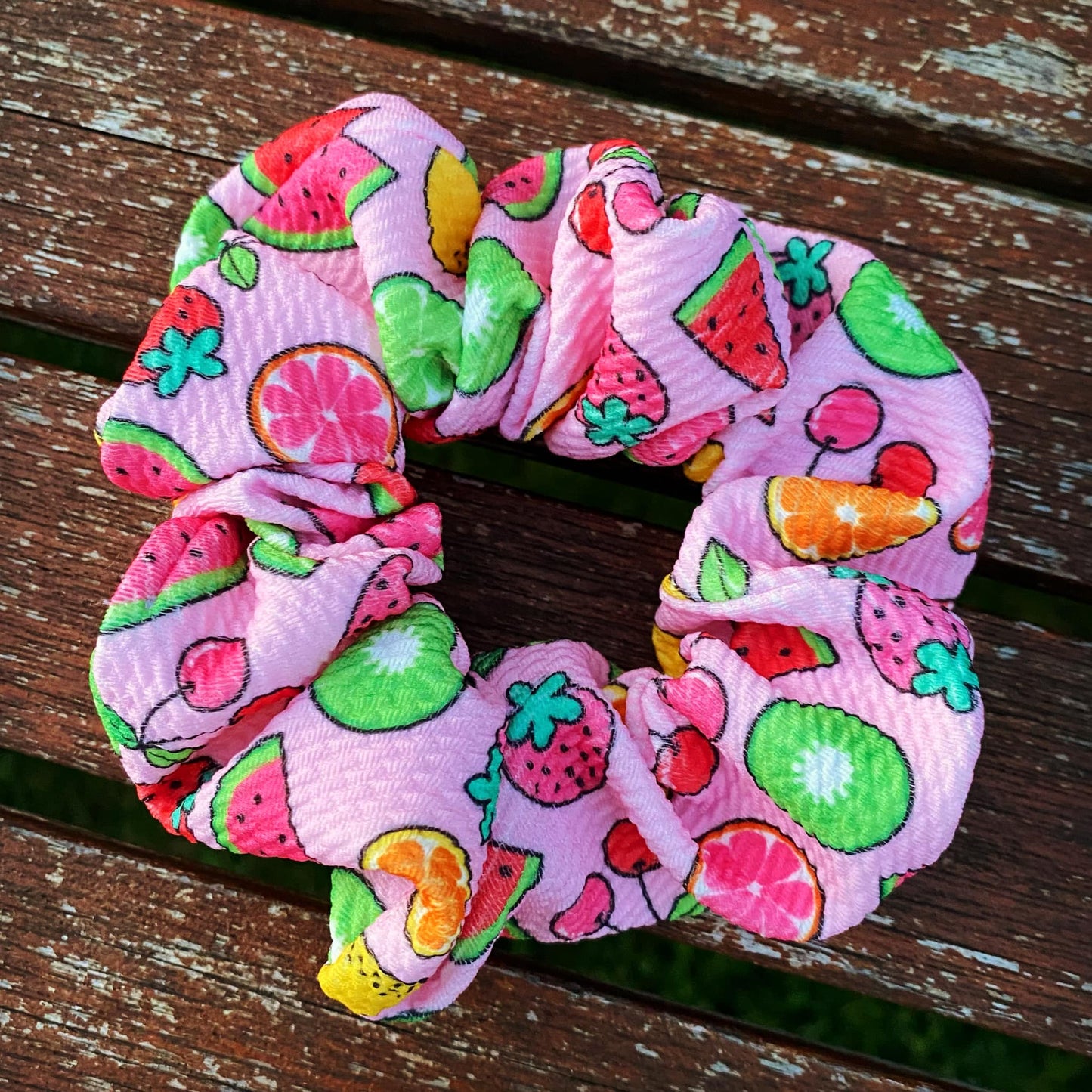 Summer Fruits Liverpool Scrunchie