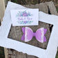 Purple Imogen Bow