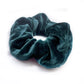 Teal Velvet Scrunchie