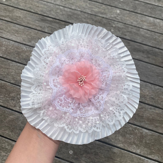 Vintage Lace Flower Fascinator (Extra Large)