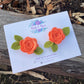 Mini Felt Bloom Piggys (Papaya)