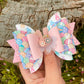 Pastel Eggs Embellished Easter Bow