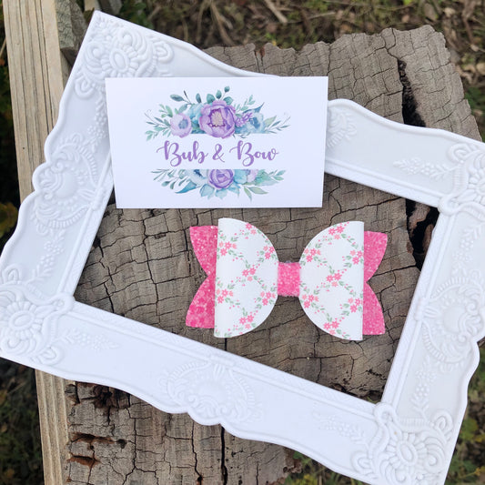 Dainty Floral Imogen Bow