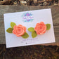 Mini Felt Bloom Piggys (Peach)