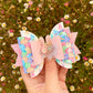 Pastel Eggs Embellished Easter Bow